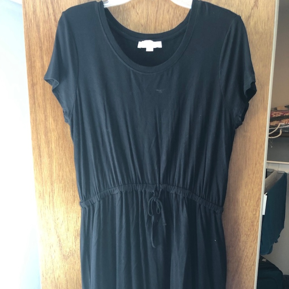 Cute and Conformable Summer Dress, Black XL